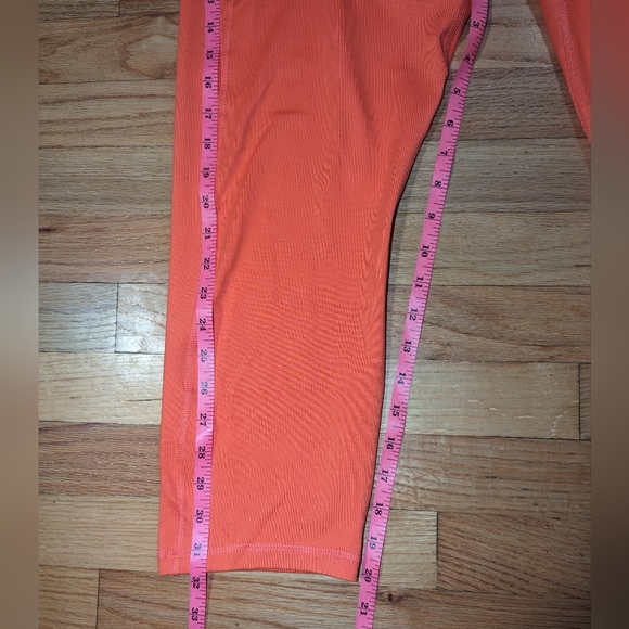 Coral Mid-Rise Capri Workout Leggings Crop Hidden Pocket All in Motion XXL - Picture 6 of 13